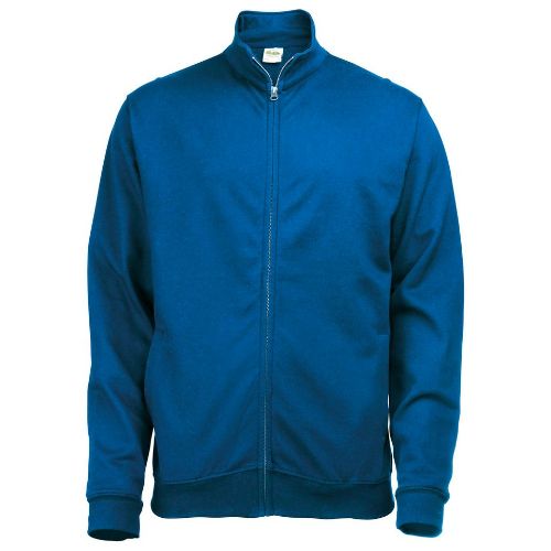 Awdis Just Hoods Fresher Full-Zip Sweatshirt Royal Blue
